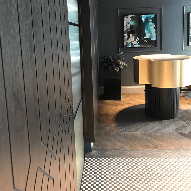 Wall paneling made bespoke by Bridgewater Laminates