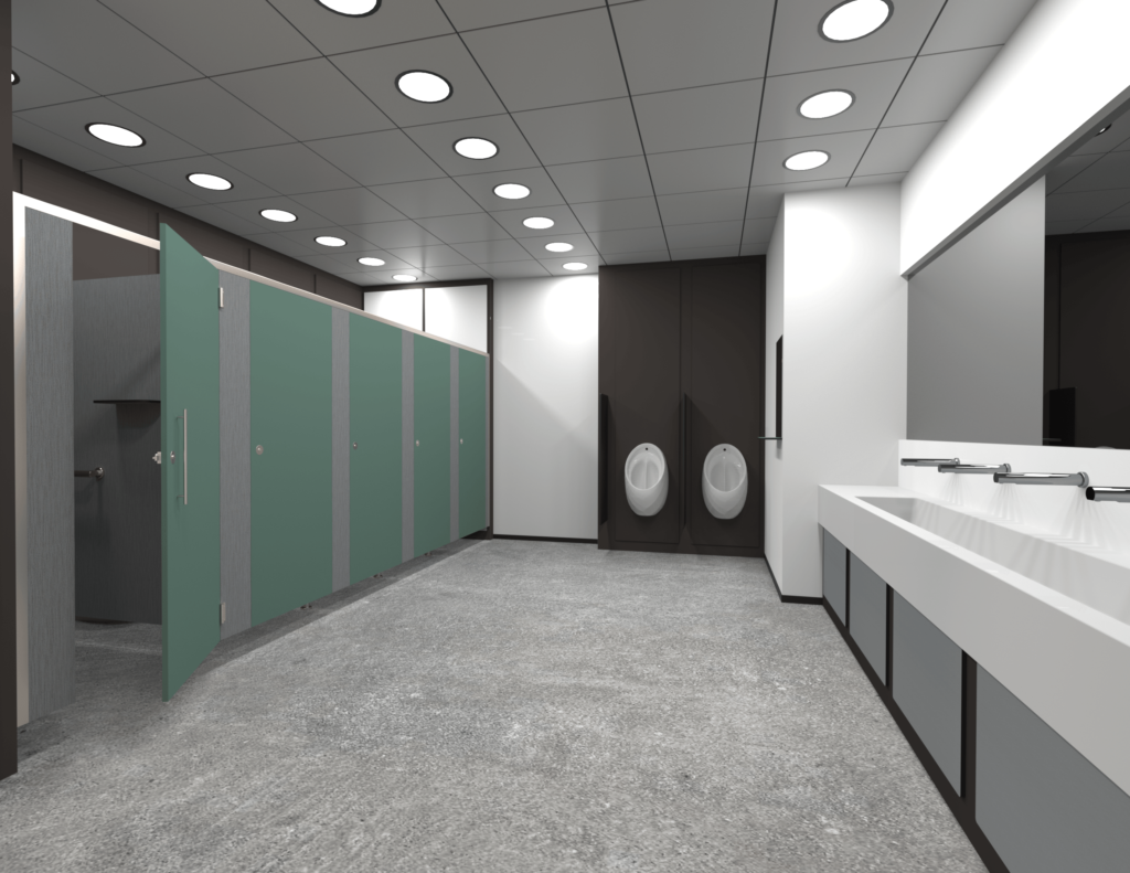 Sodexo Washroom Revitalised | Bridgewater Laminate Products